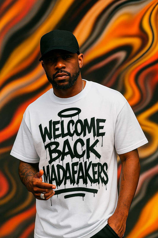 🛒 Camiseta “Welcome Back Madafakers”
