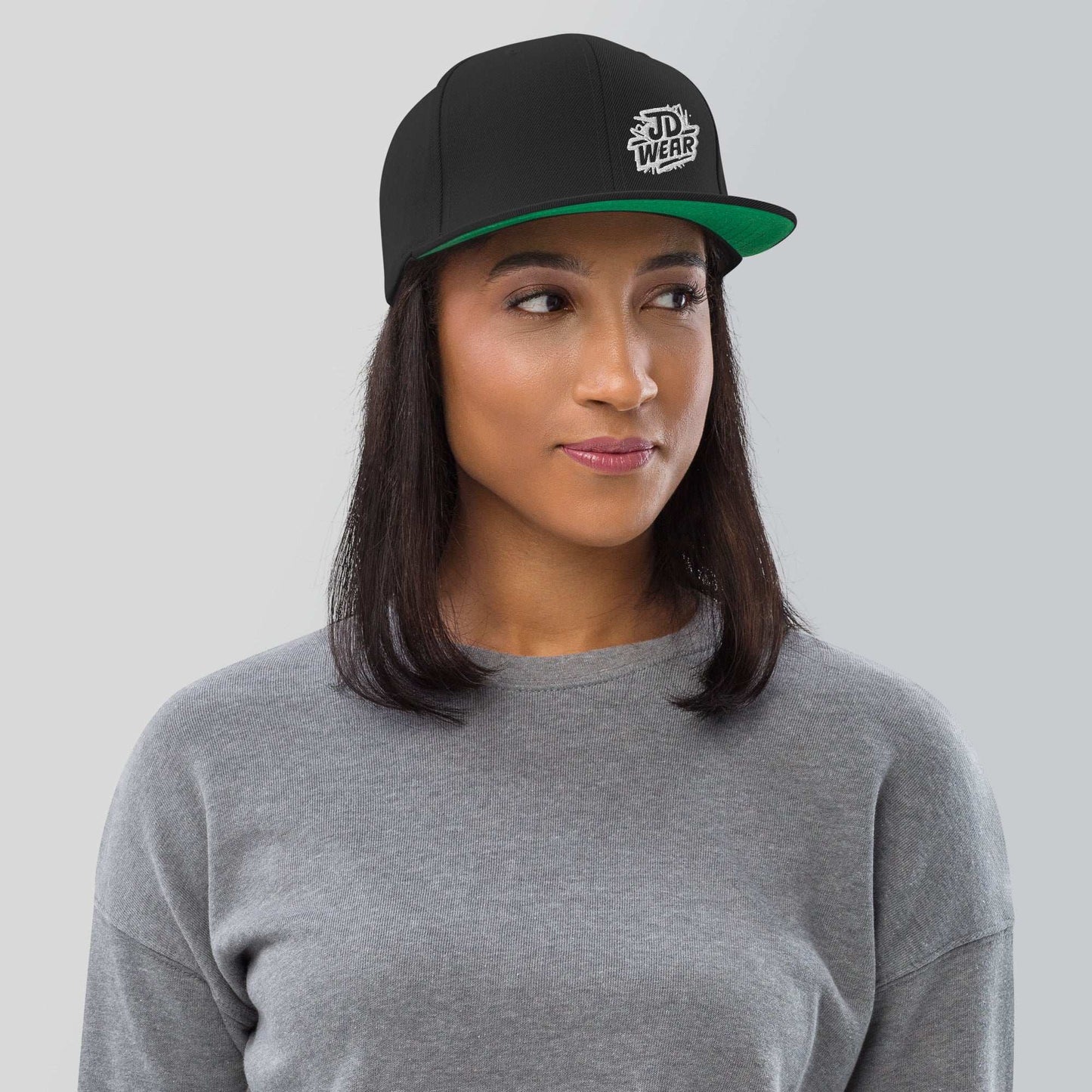 Gorra Snapback Bordada Negra