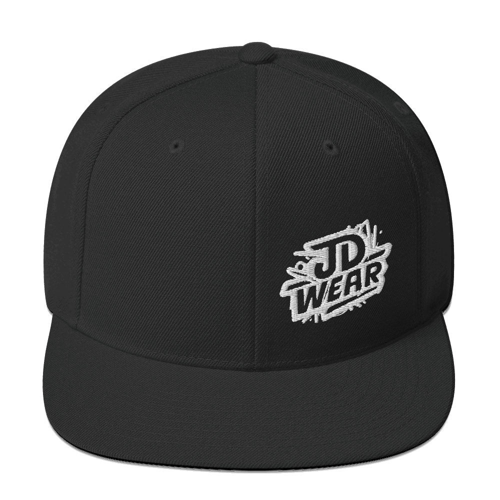 Gorra Snapback Bordada Negra