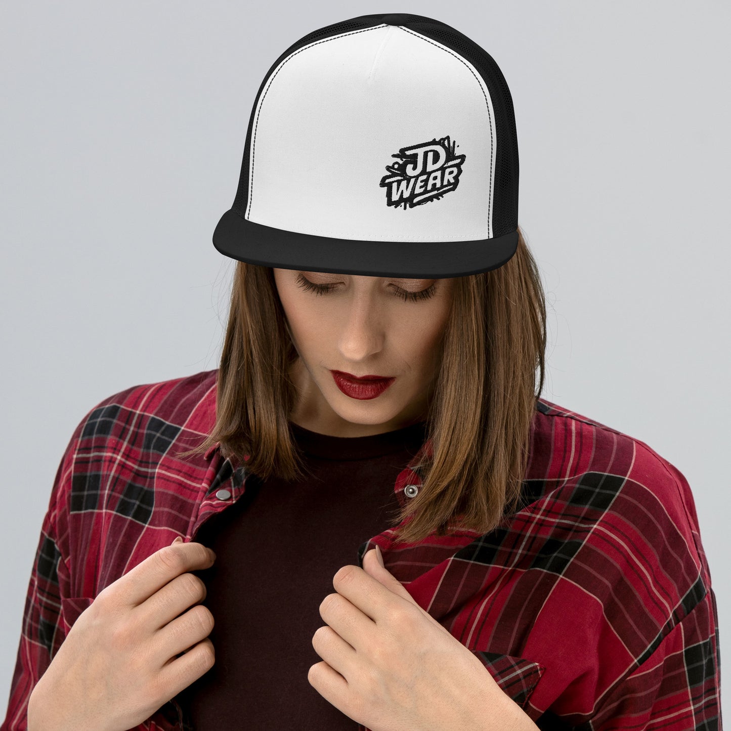 Gorra Tipo Trucker Bordada