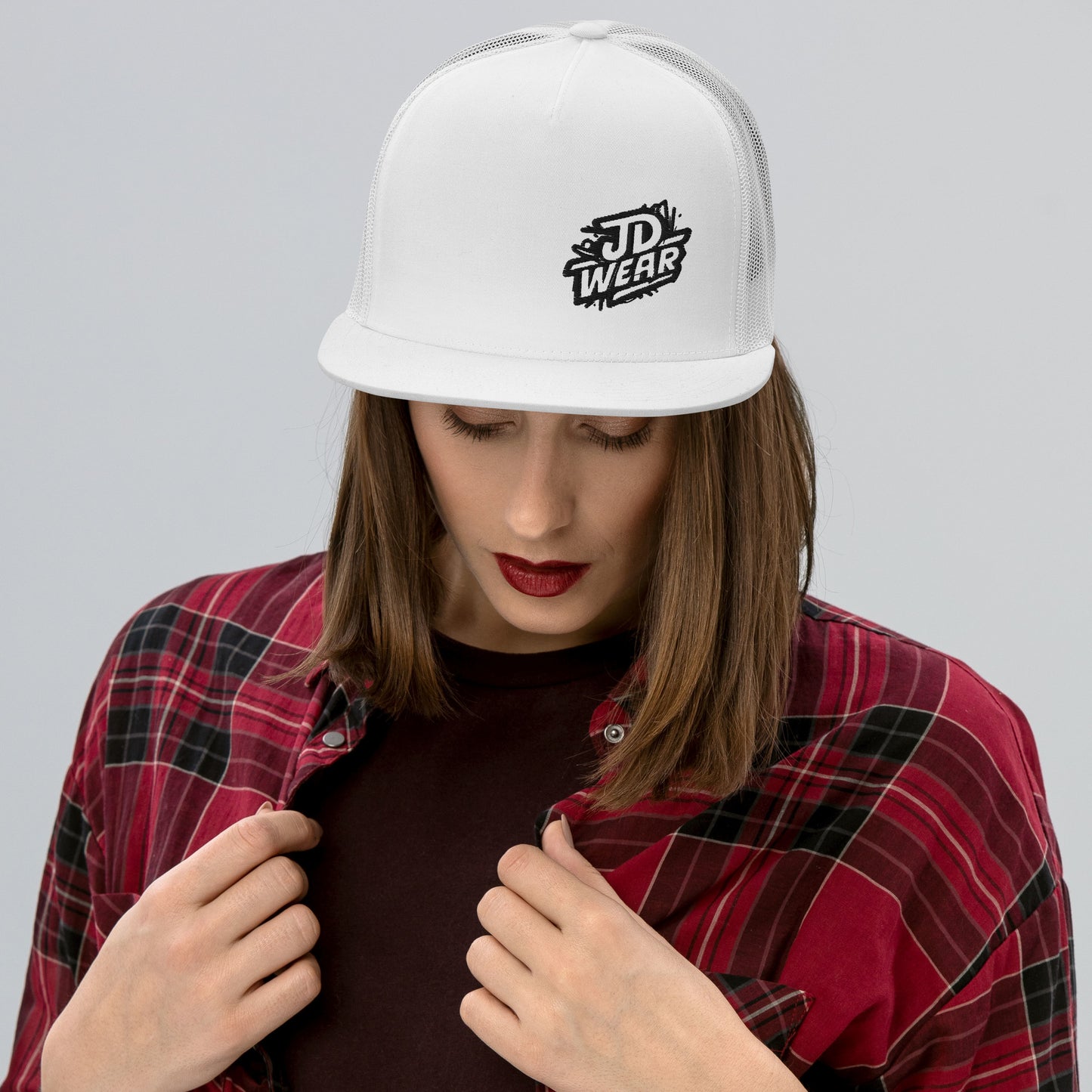 Gorra Tipo Trucker Bordada