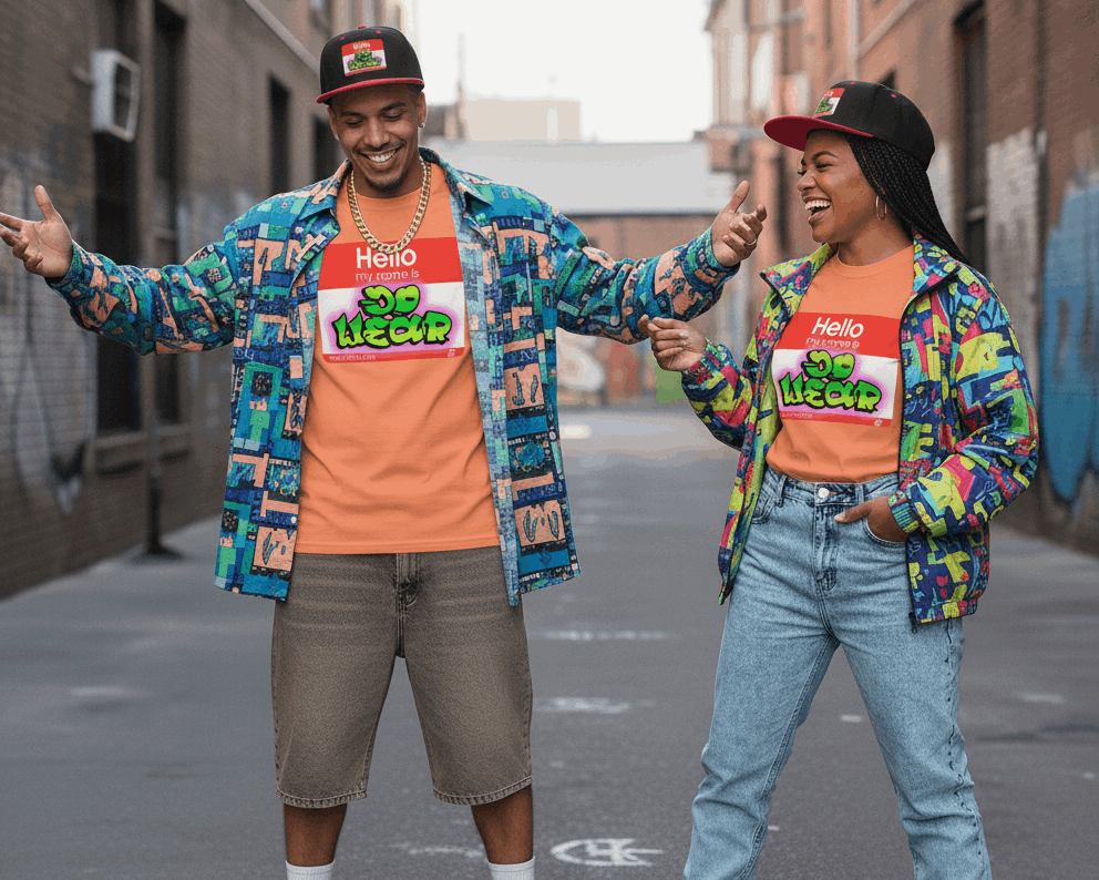 Camisetas Heavyweight "Hello My Name Is" — Streetwear Original de JDWEAR