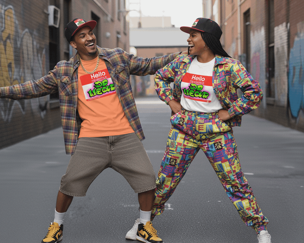 Camisetas Heavyweight "Hello My Name Is" — Streetwear Original de JDWEAR