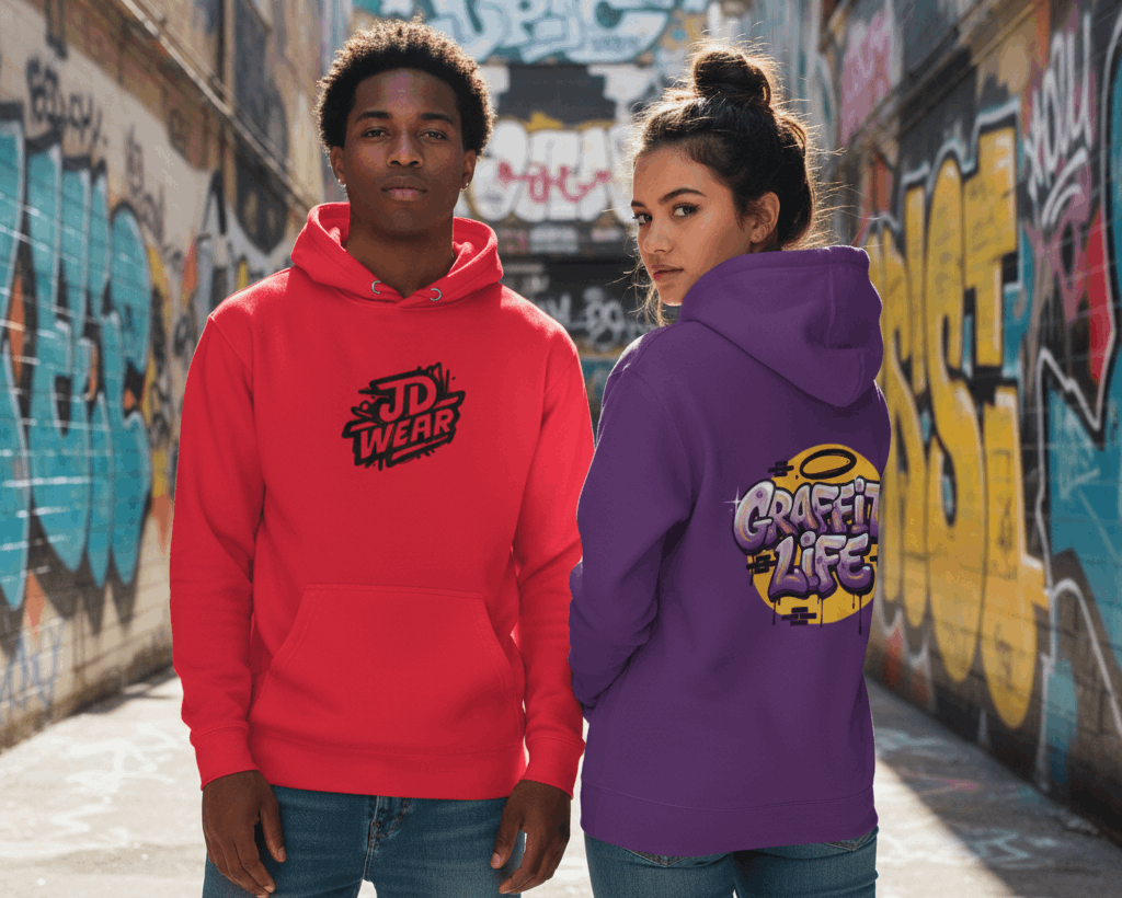 Sudadera Streetwear "Graffiti Life" - Old School Bubble Style