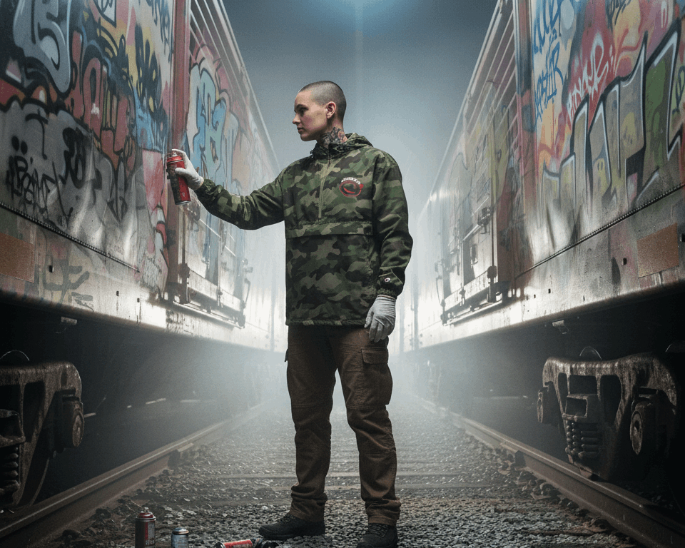 Chaqueta Cortavientos Champion "The Mad Face Tribute"