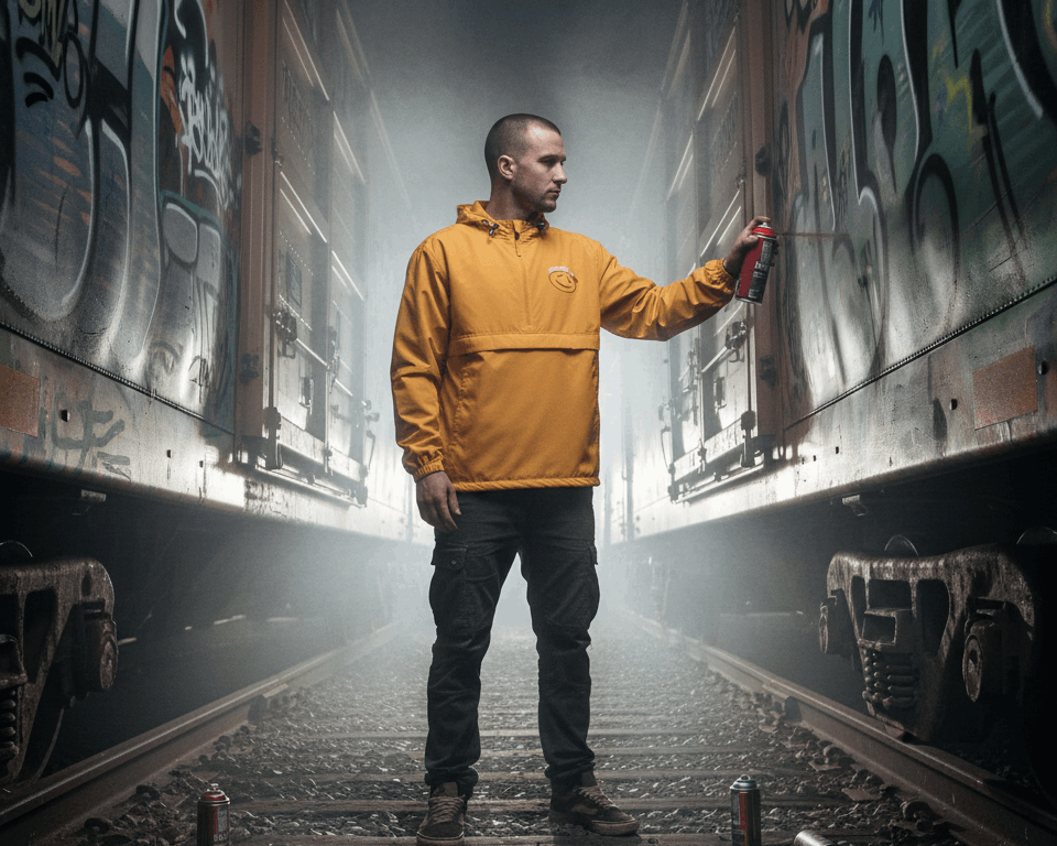 Chaqueta Cortavientos Champion "The Mad Face Tribute"