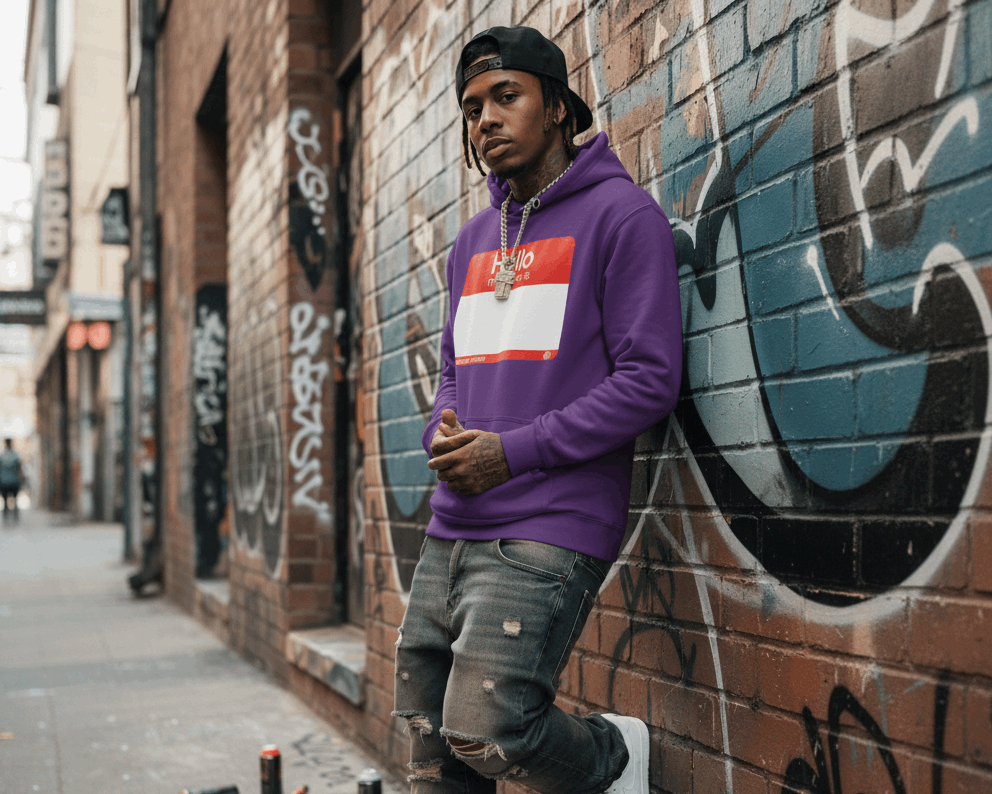 Sudaderas "Hello My Name Is" — Tu Arte, Tu Sudadera