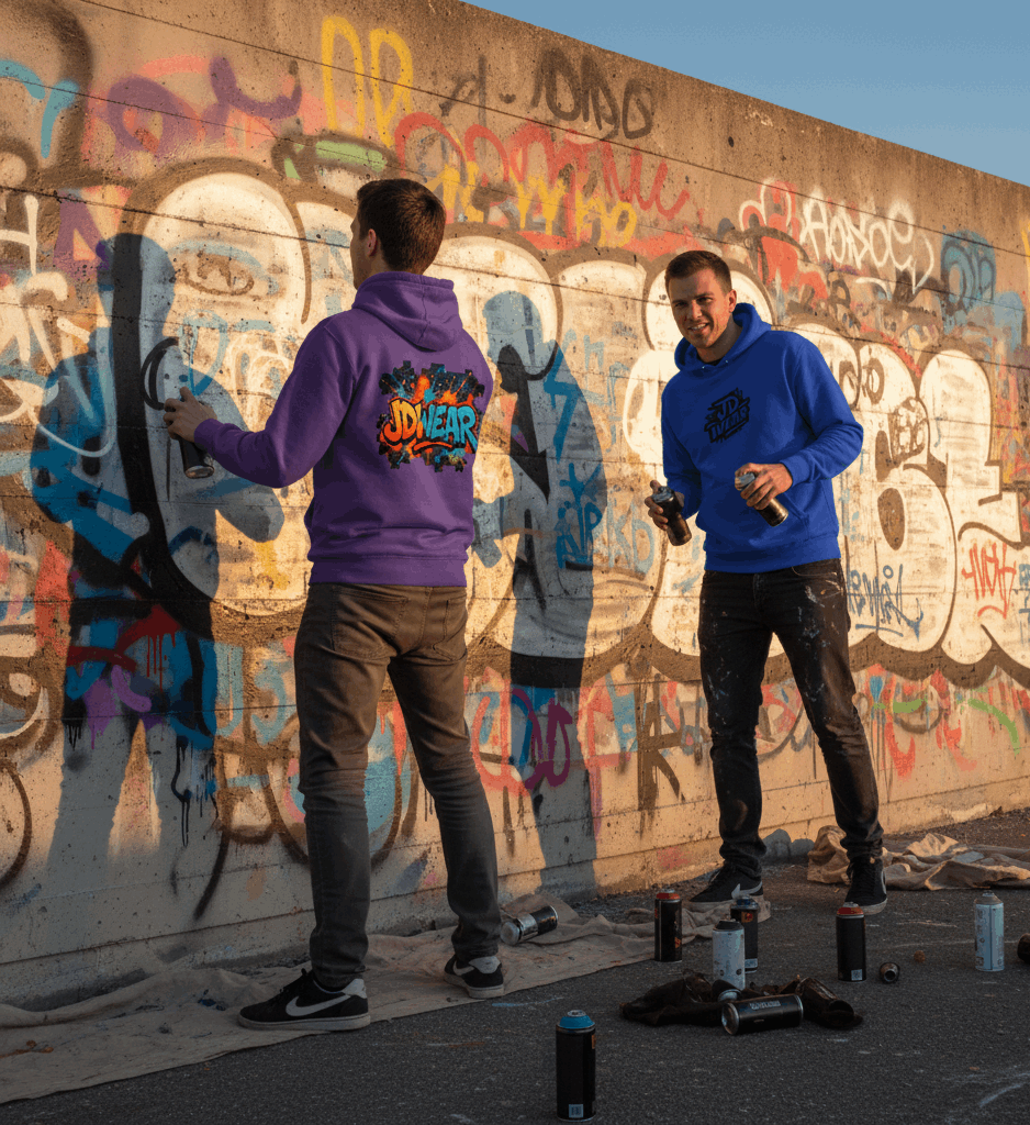 Sudadera Hoodie Street - Edición Graffiti Backprint