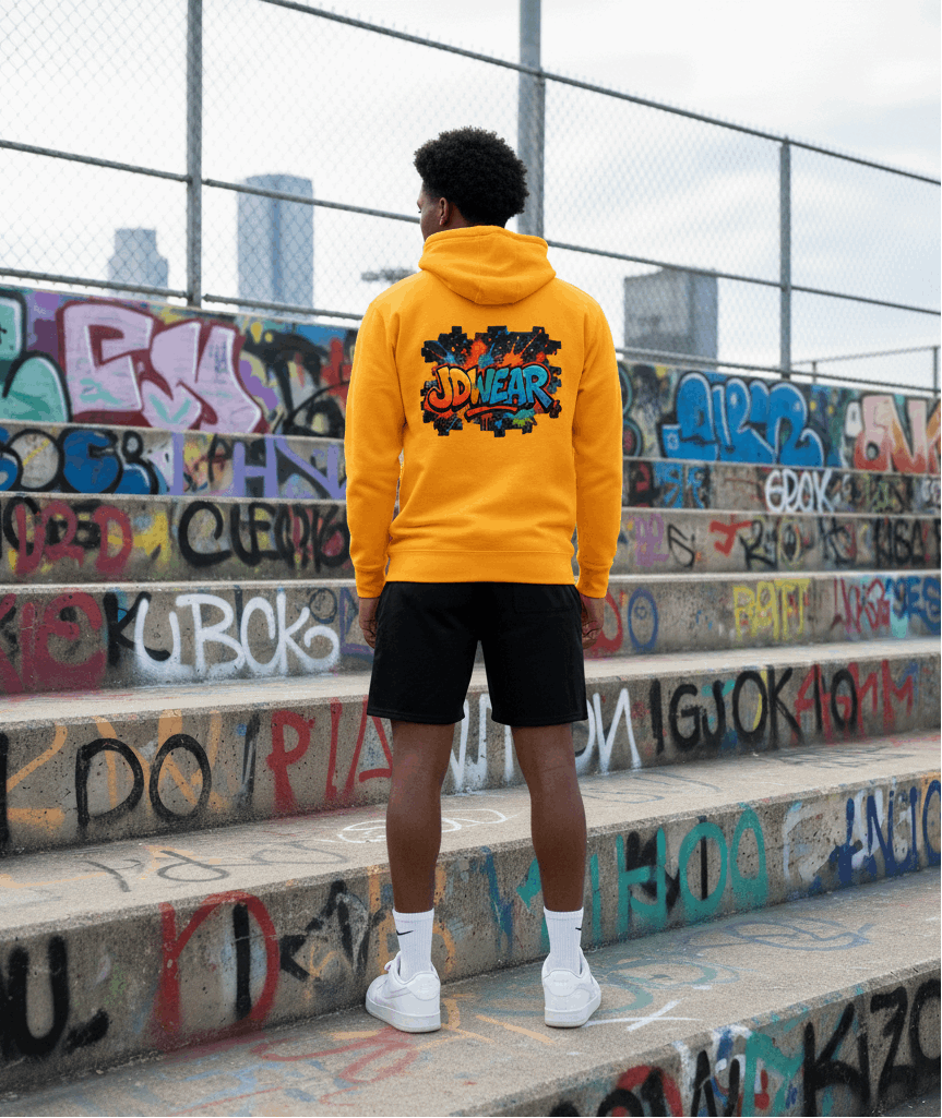 Sudadera Hoodie Street - Edición Graffiti Backprint