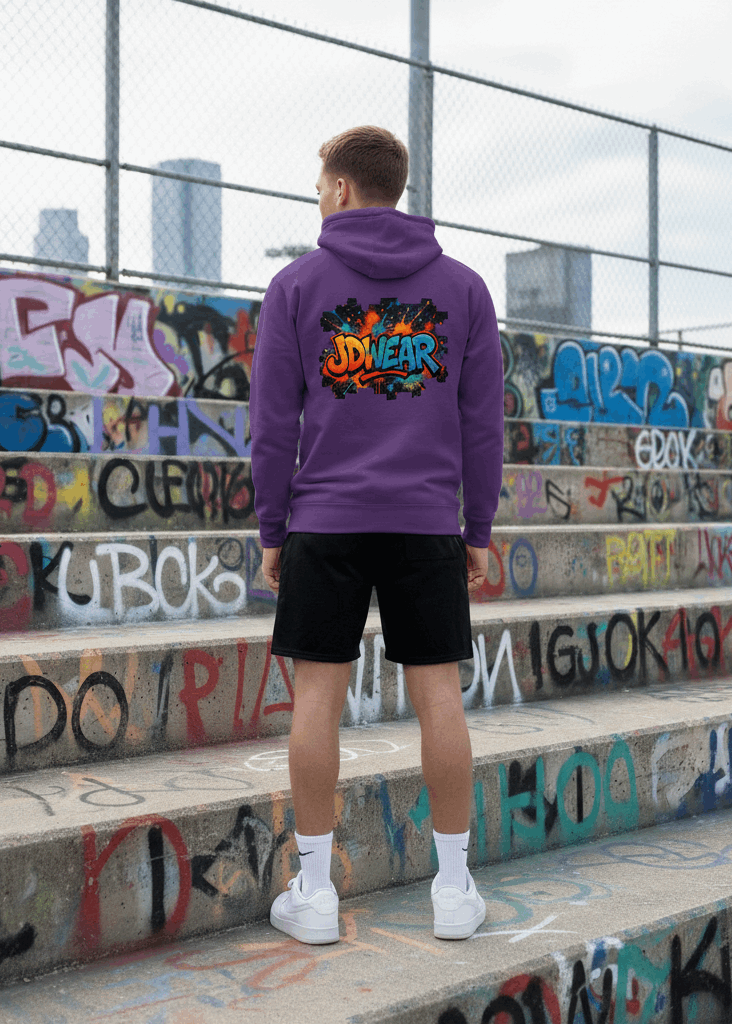 Sudadera Hoodie Street - Edición Graffiti Backprint