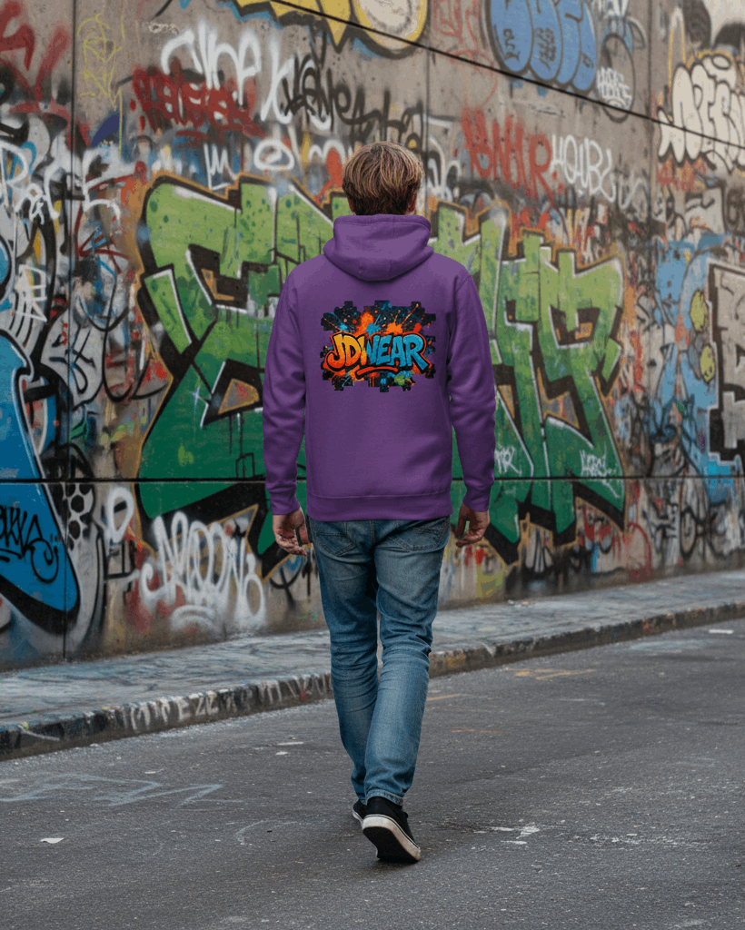 Sudadera Hoodie Street - Edición Graffiti Backprint