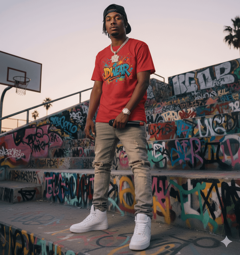 Camiseta JDWEAR – Edición Graffiti Street