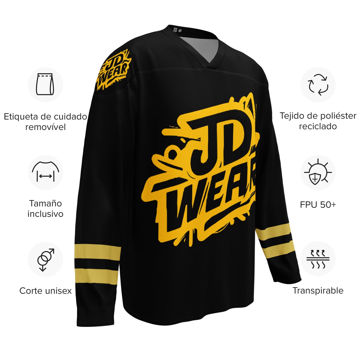 Camiseta de fan de hockey Gold Edition