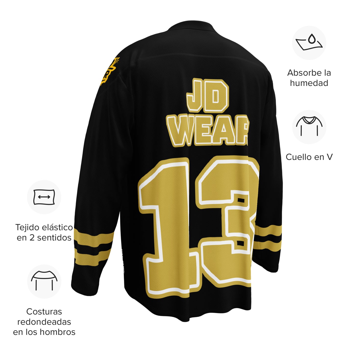 Camiseta de fan de hockey Gold Edition