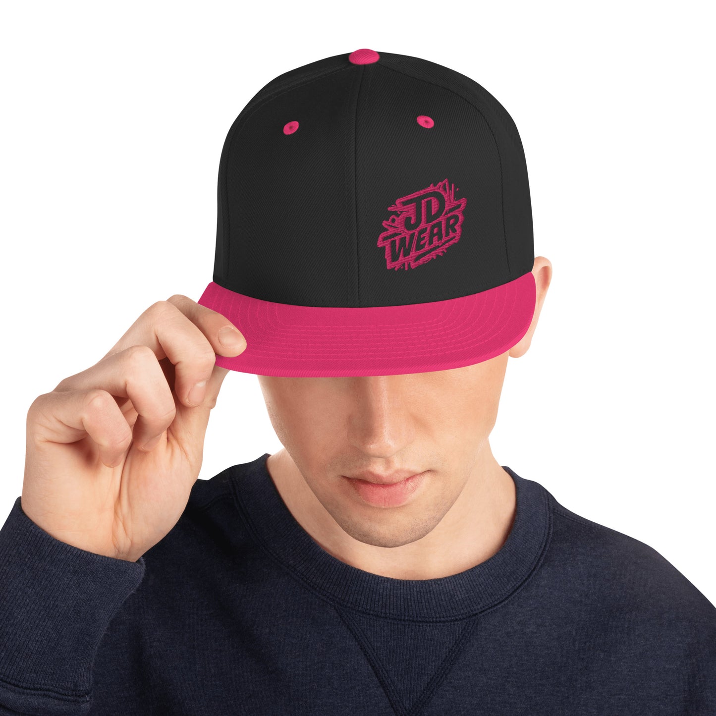 Gorra Snapback Bordada Fucsia/Rosa