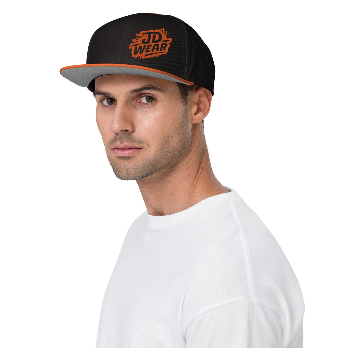 Gorra snapback Bordada Naranja