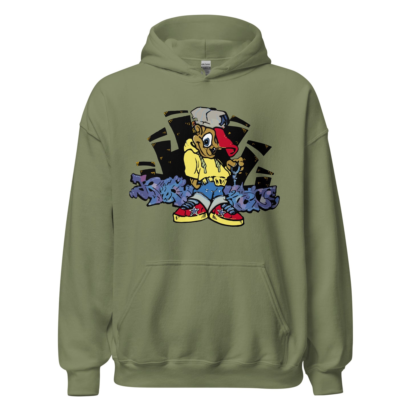 JD WEAR Graffiti Hoodie